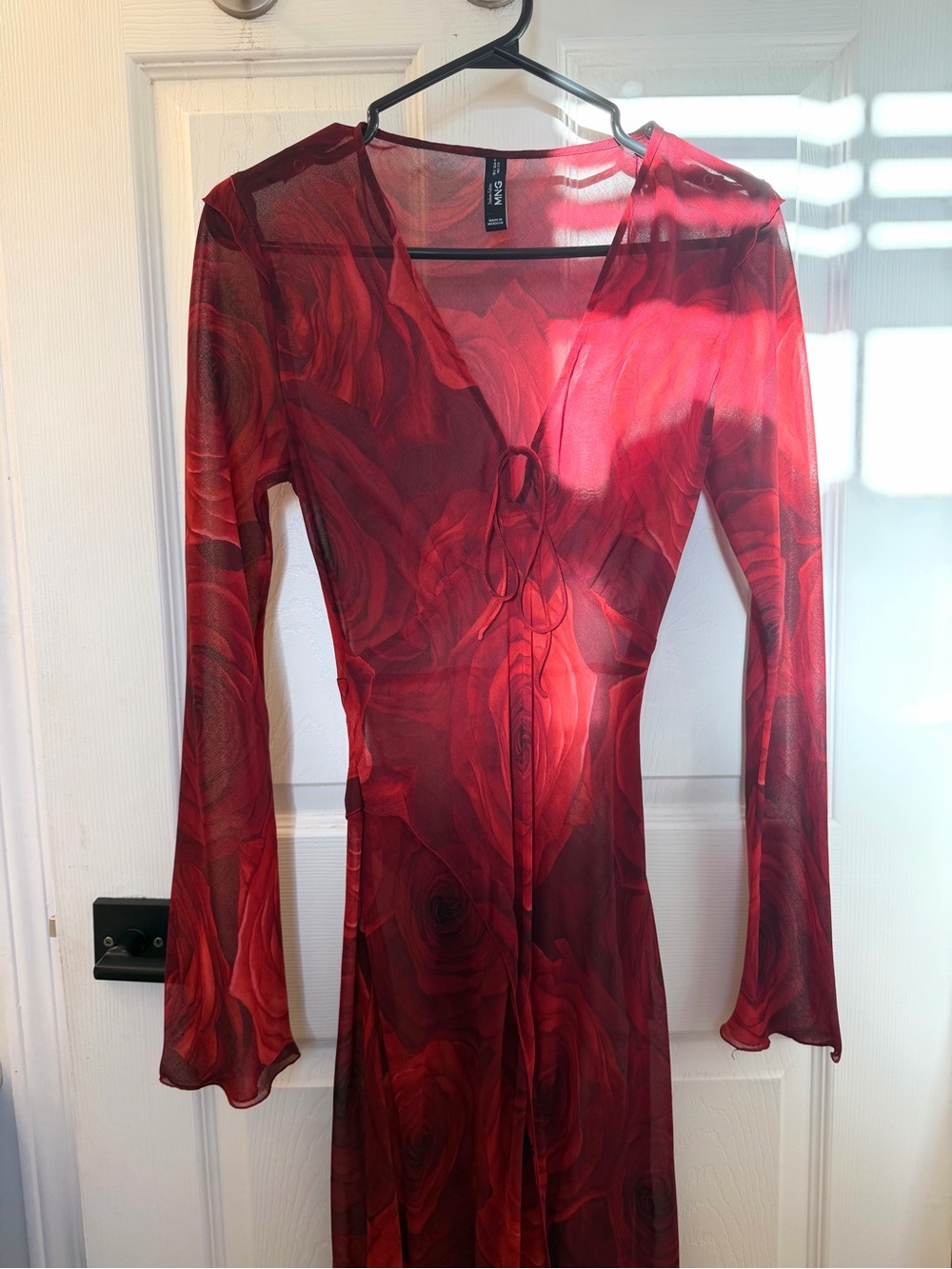 Mango flowy red dreas
